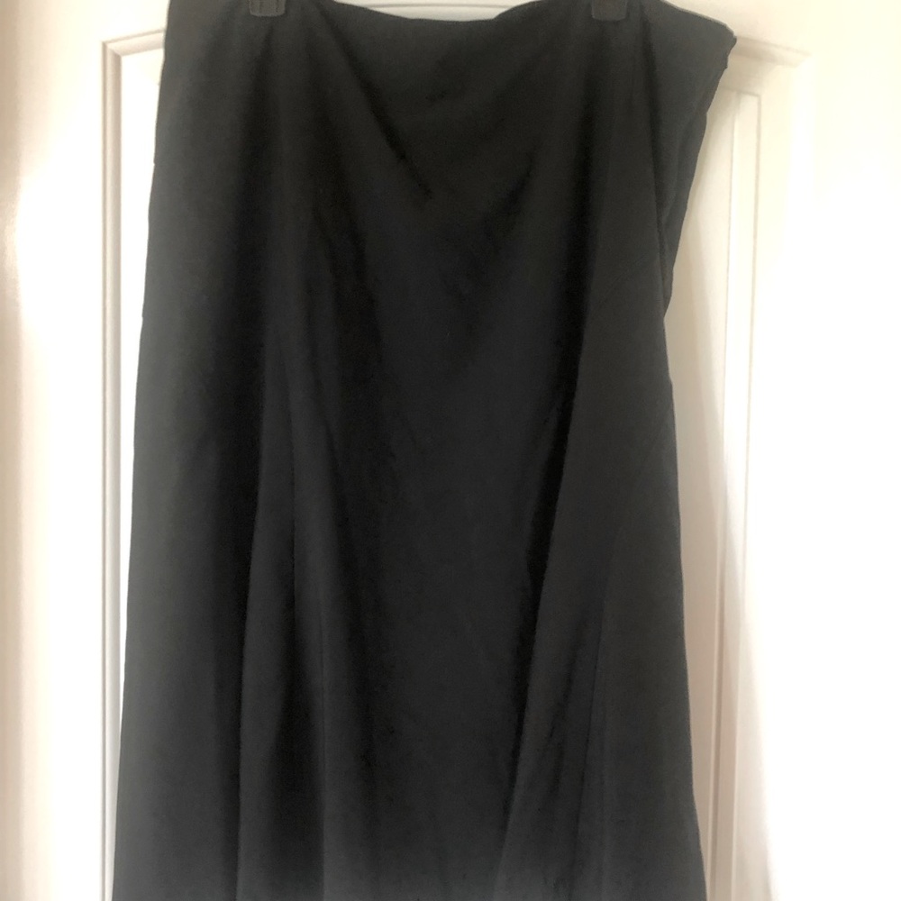 Aline black knee length skirt size 18